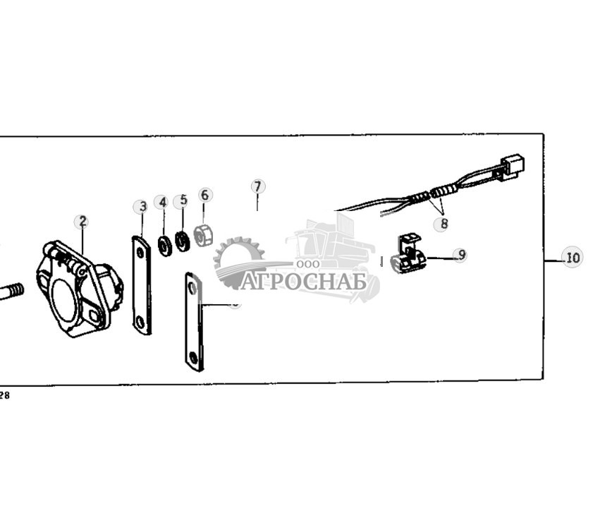 Electrical outlet socket 7-terminal 